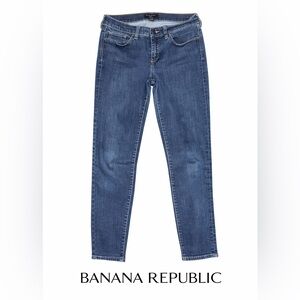 Banana Republic Skinny Jeans Women Size 29/8 Medium Wash Stretch Denim